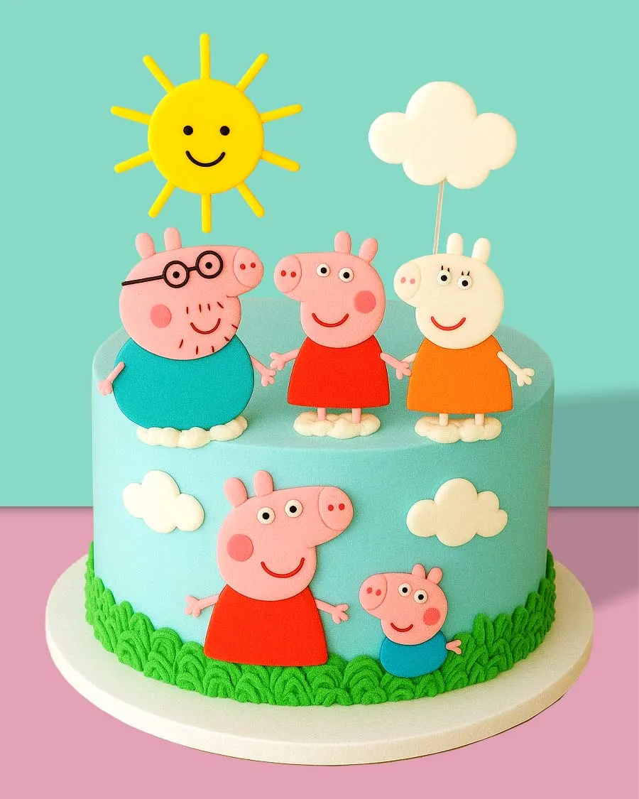 Peppa pig themed cake order online London Harrow Wembley